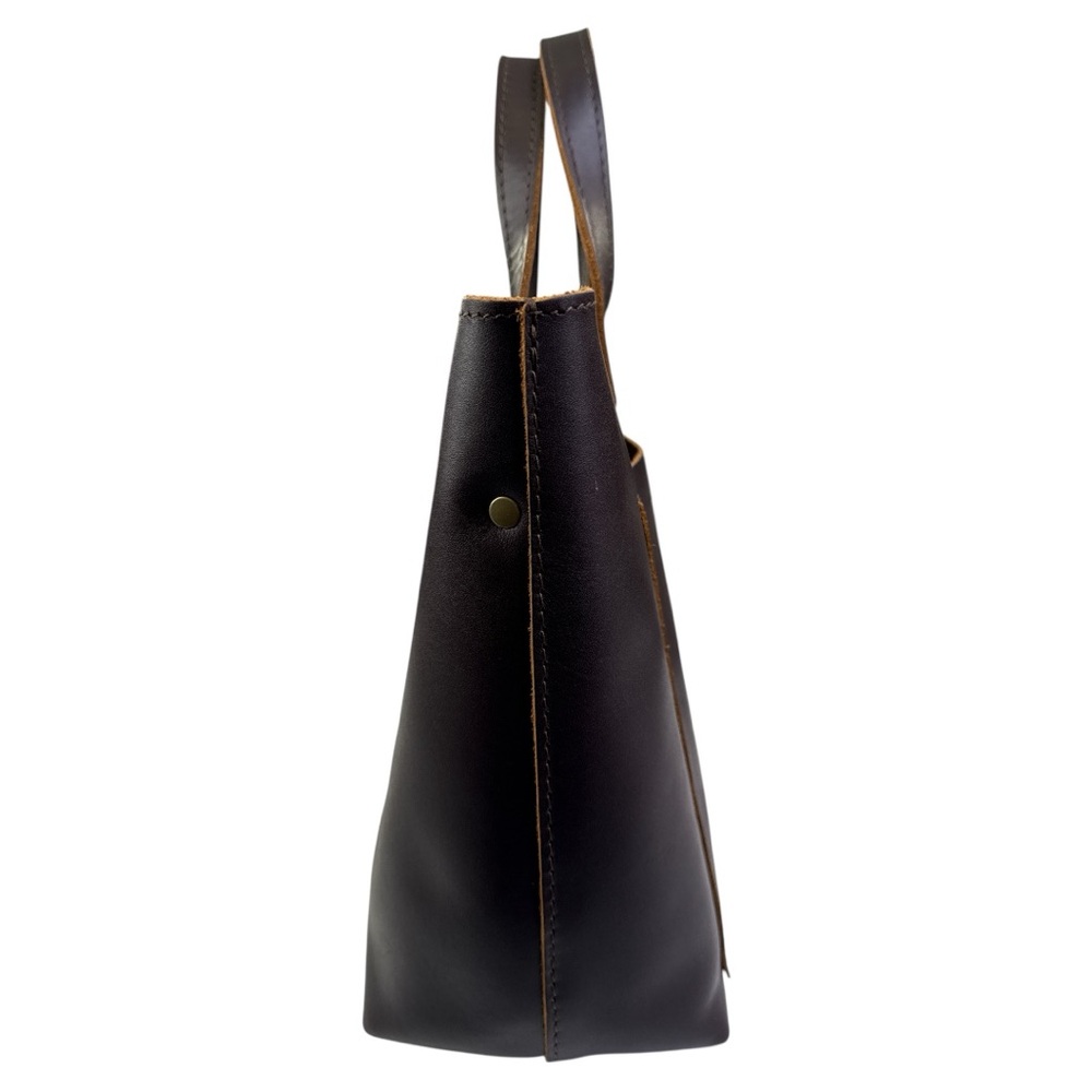 PORTLAND LEATHER COMPANY MEDIUM CROSSBODY TOTE GRIZZLY - Picture 7 of 13
